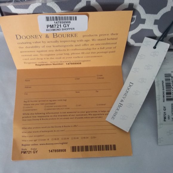 Dooney & Bourke Sanibal Richmond Shopper Tote - Picture 4 of 12